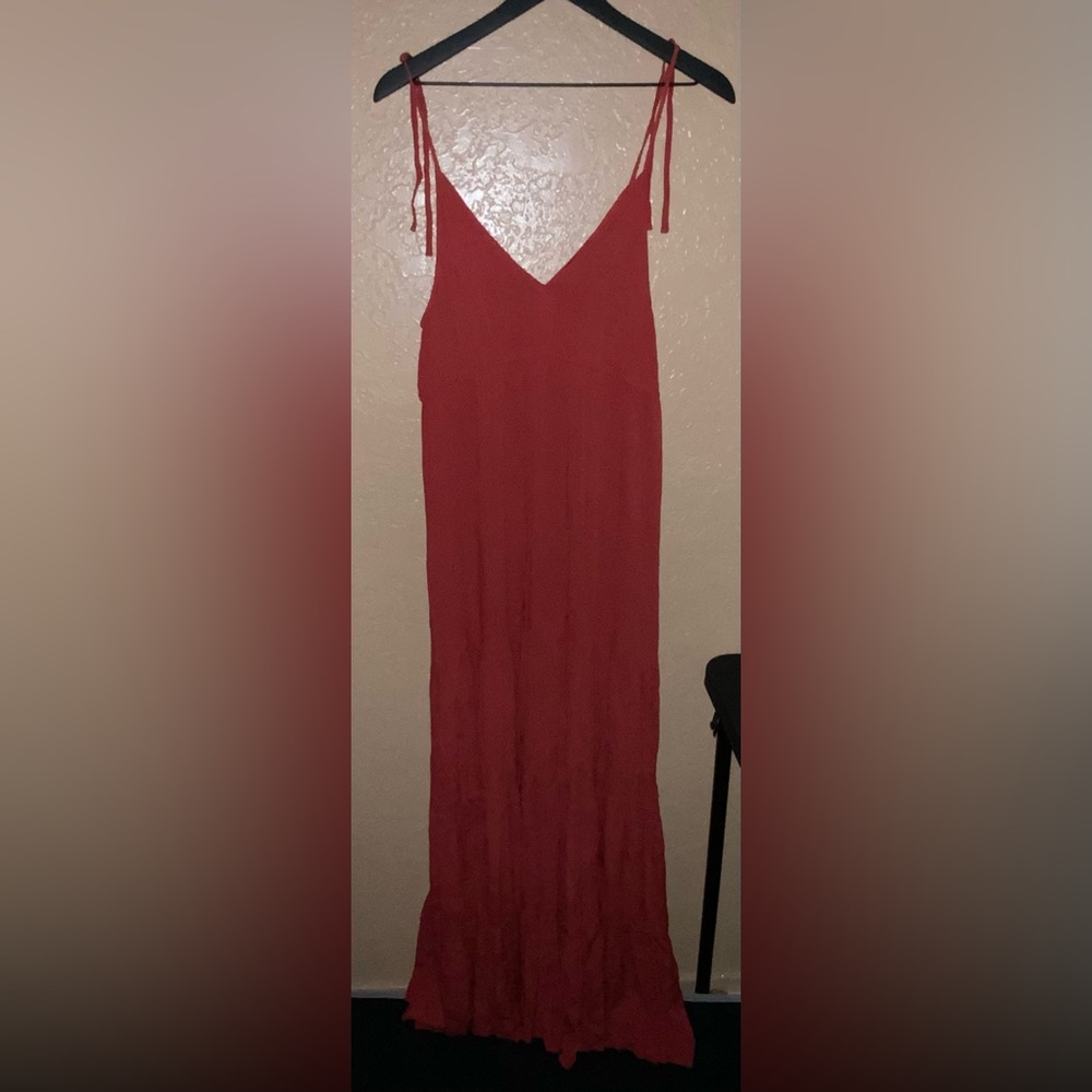 Women’s Long Rust Forever 21 Dress Sz L